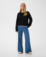 Dark Navy Zayra Knit Cardigan