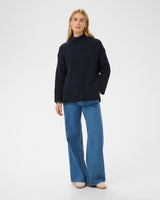 Dark Navy Ziya Striped Jumper