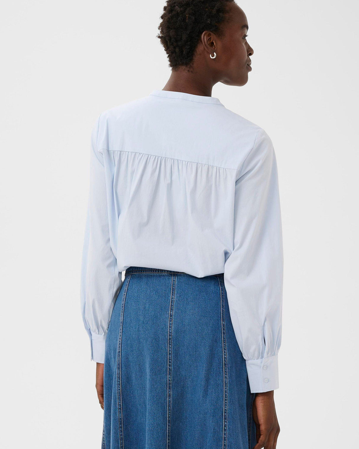 Heather-Blue-Zaina-Ruffle-Shirt