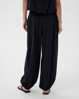 Black Bertie Cotton Balloon Trousers