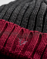 Grey-Maroon-Colour-Block-Thinsulate-Hat