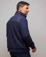 Navy Hybrid Quilted Jacket