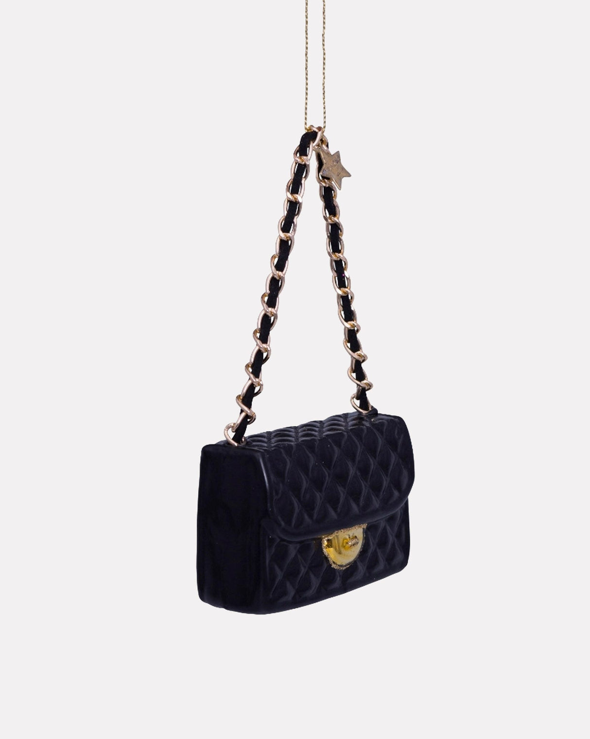 Black-Gold-Handbag-Glass-Tree-Ornament