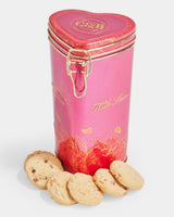 C&B Strawberry & White Chocolate Biscuits 'With Love' Tin