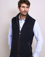 Navy Fleece Gilet