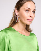 Lillian Pastel Crystal Chandelier Earrings