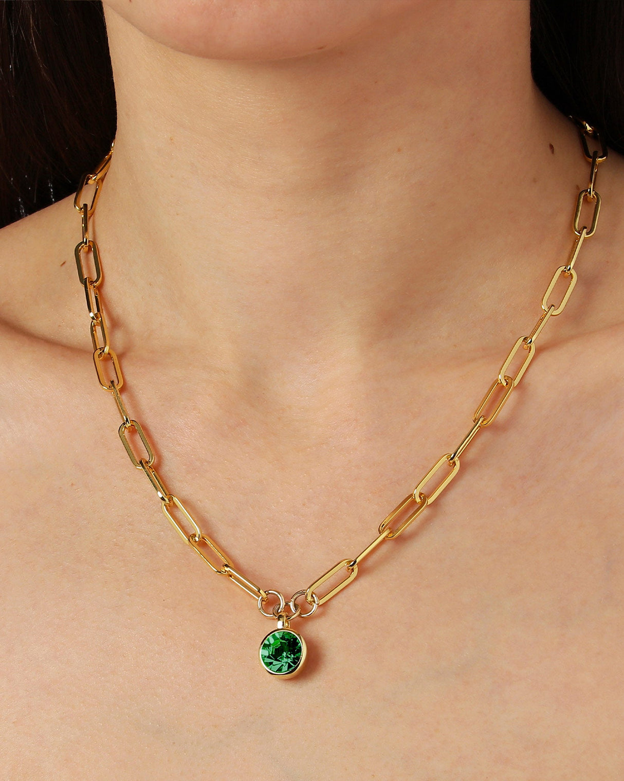 Green-Crystal-Lisanna-Chunky-Chain-Necklace