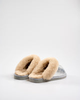 Silver Jessica Sheepskin Slippers