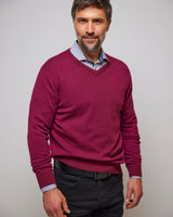 Port Lambswool V-Neck Knit Jumper
