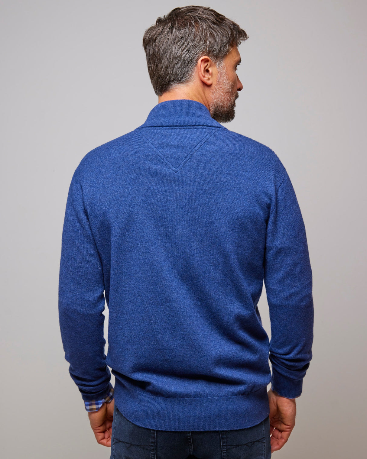 Marlin Lambswool Half Zip Knit Jumper