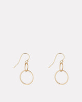 Double-Circle-Gold-Filled-Drop-Earrings