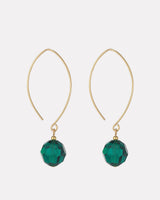 Emerald-Green-Globe-Oval-Gold-Filled-Earrings
