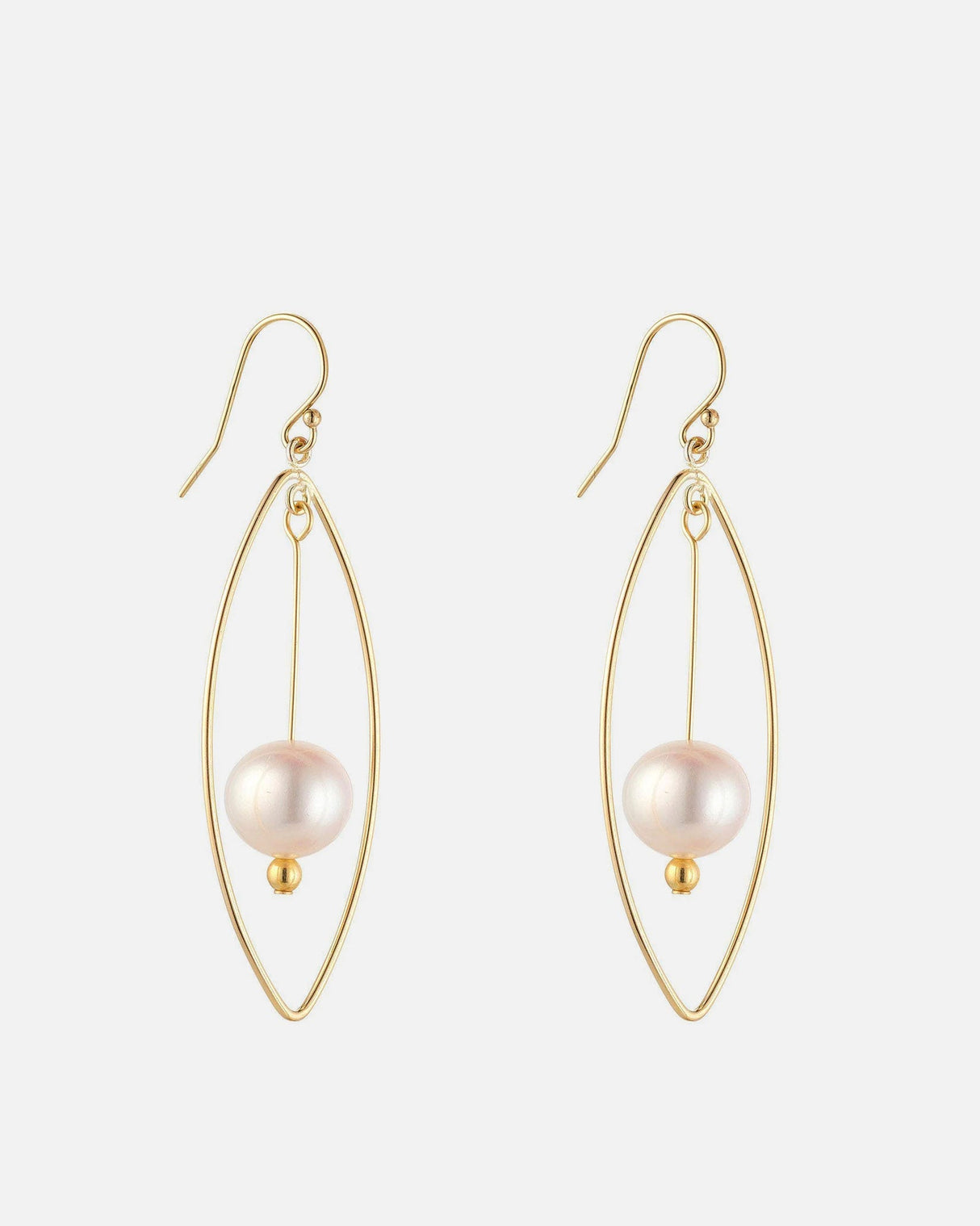 Round-Pearl-Gold-Filled-Oval-Chandelier-Earrings