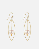 Round-Pearl-Gold-Filled-Oval-Chandelier-Earrings