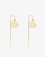 Gold-Filled-Fan-Half-Threader-Earrings