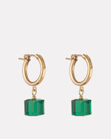Majestic-Green-Cube-Gold-Filled-Clop-Hoop-Earrings