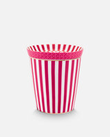 Royal-Stripes-Dark-Pink-Handleless-Mug-Tea-Tip-Set