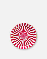 Royal Stripes Dark Pink Handleless Mug & Tea Tip Set
