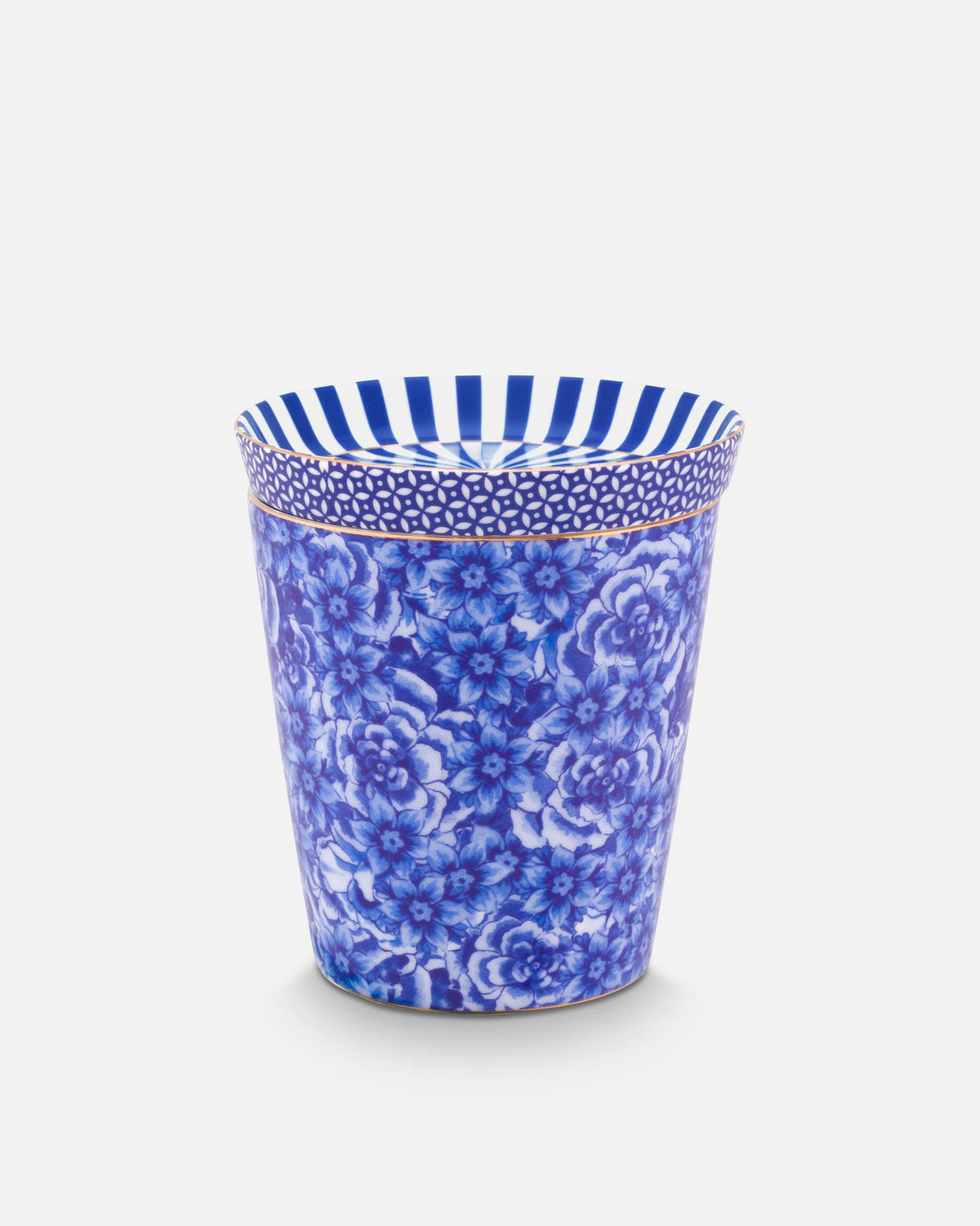 Royal-Stripes-Blue-Flower-Handleless-Mug-Tea-Tip-Set