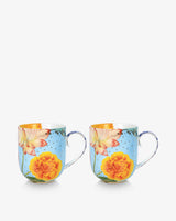 Royal Multi Flowers Large Mugs - Set of 2