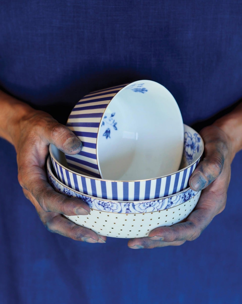Royal Stripes Blue 15cm Bowl