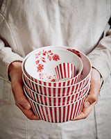 Royal Stripes Dark Pink Egg Cup