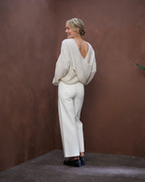 Summer Sand Ymma Open Back Knit Jumper
