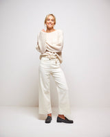 Summer Sand Ymma Open Back Knit Jumper