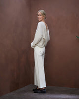 Summer Sand Ymma Open Back Knit Jumper