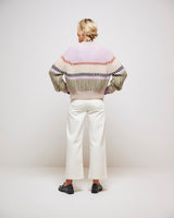 Pastel Lilac Rosanna Mohair Blend Cardigan