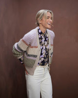 Pastel Lilac Rosanna Mohair Blend Cardigan