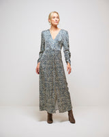Woodland Grey Luna Maxi Dress