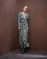 Woodland Grey Luna Maxi Dress