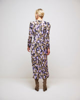 Black Cast Floral Print Maxi Dress