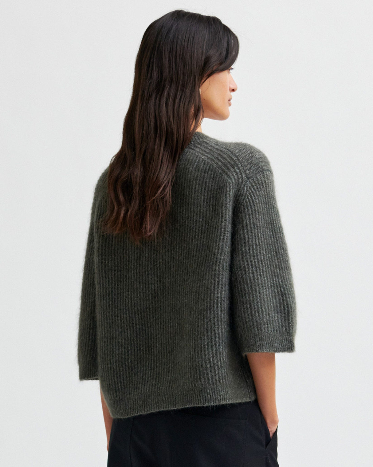 Green-Andrea-Rib-Knit-Cardigan