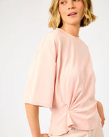 Crystal Missouri Cotton Blend Twist Detail Top