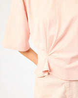 Crystal Missouri Cotton Blend Twist Detail Top