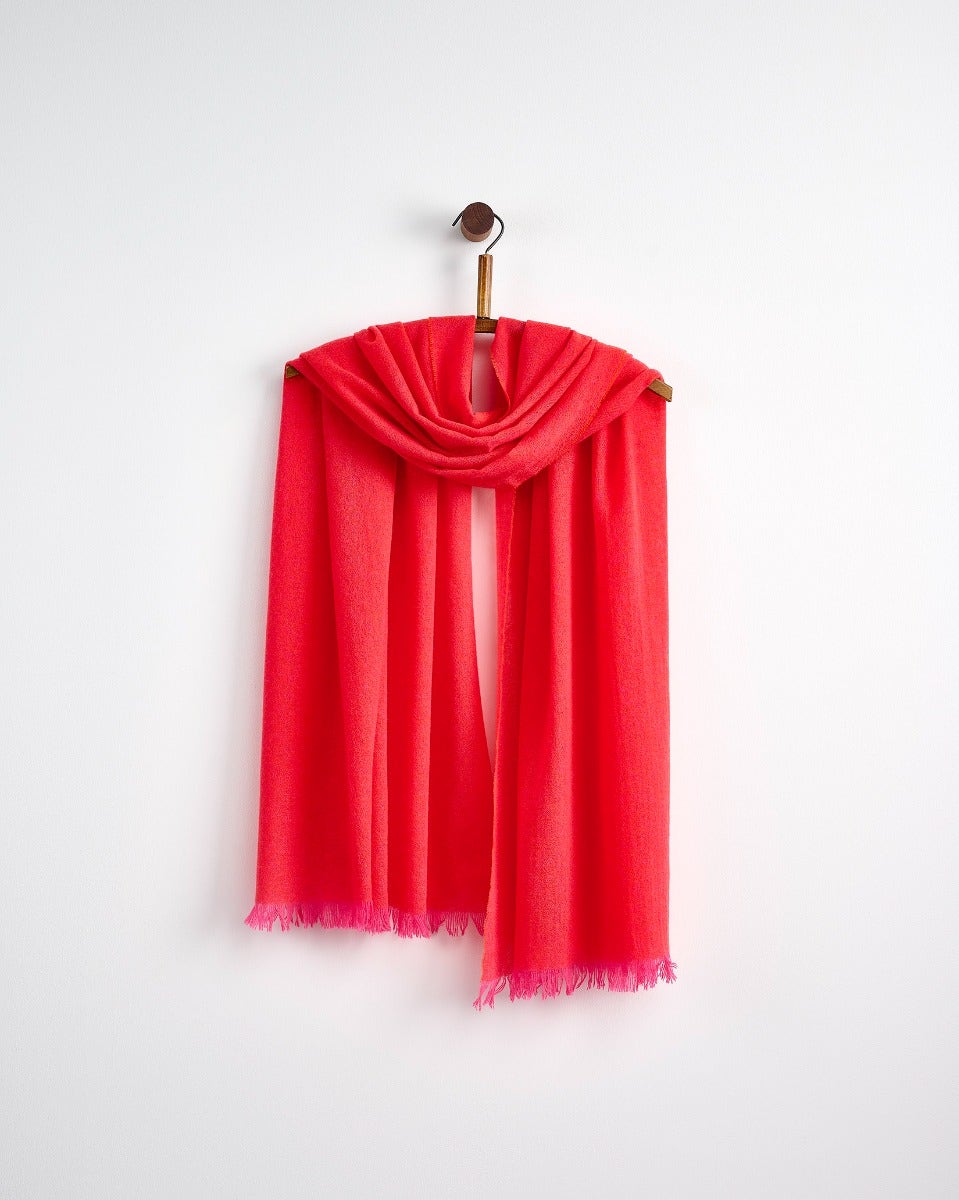 Fuchsia 100% Cashmere Scarf