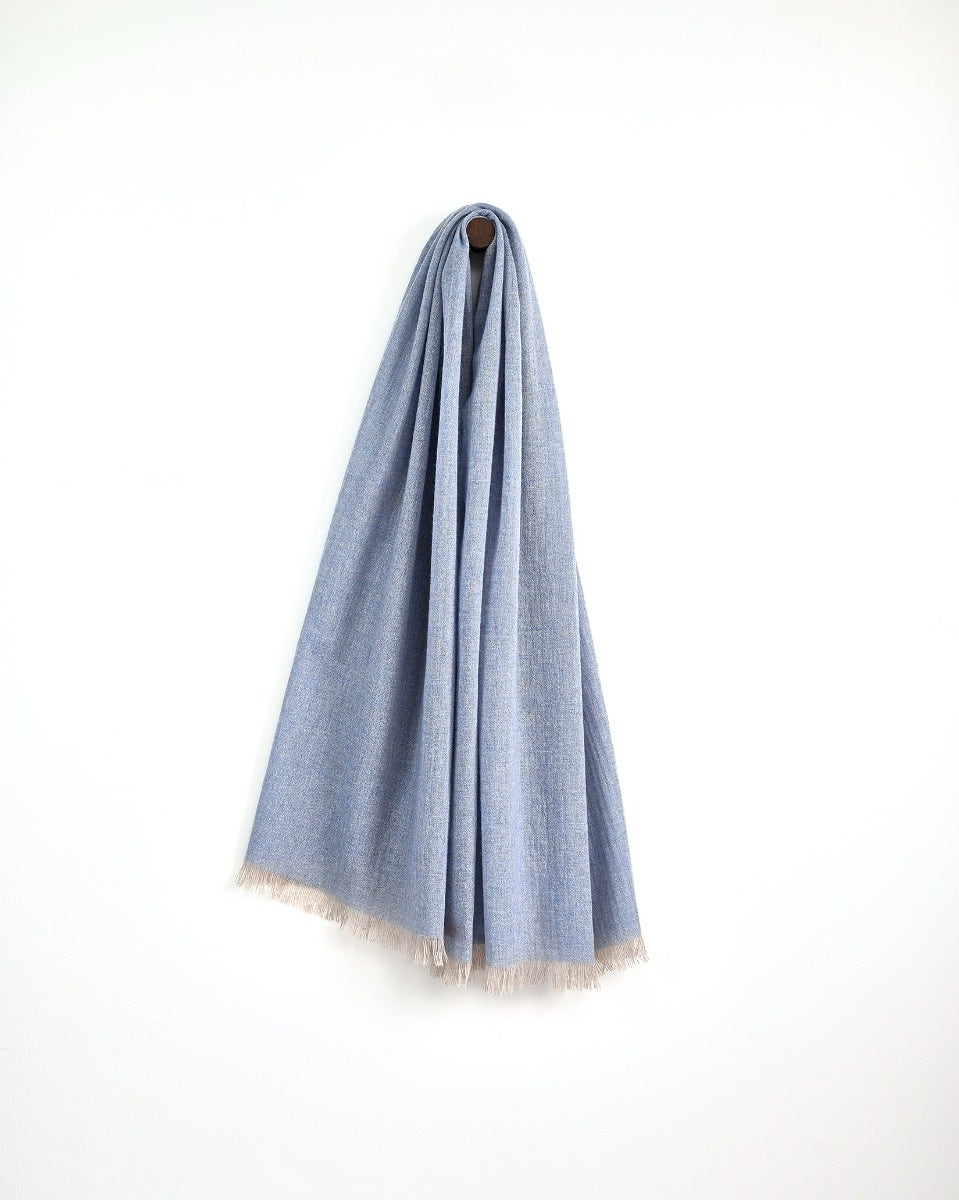 Denim 100% Cashmere Scarf