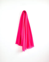 True Fuschia 100% Cashmere Scarf