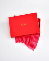 True Fuschia 100% Cashmere Scarf