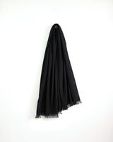 True Black 100% Cashmere Scarf