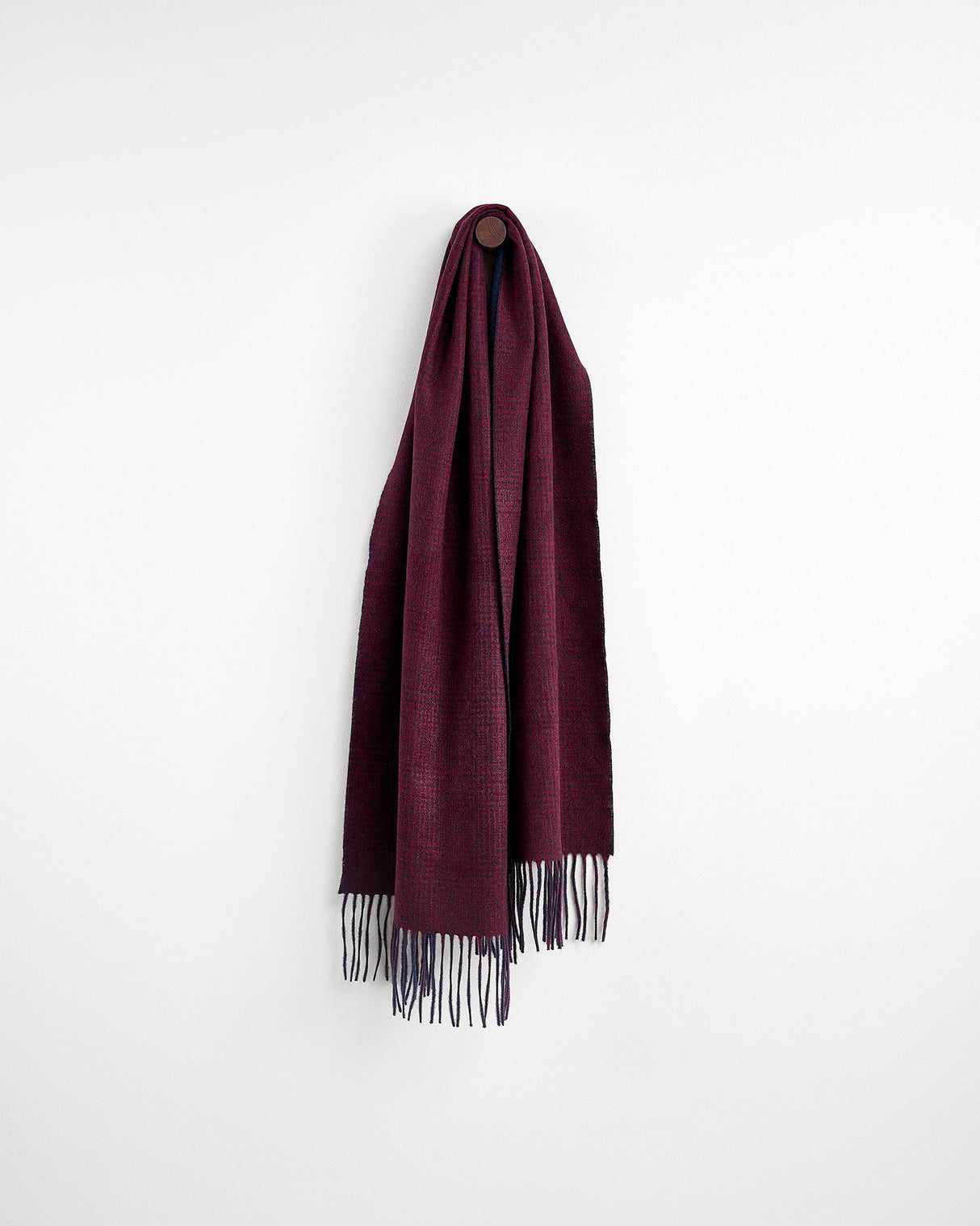 Maroon-Check-100%-Cashmere-Double-Layer-Scarf