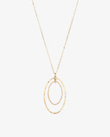 Gold-Filled-Textured-Double-Oval-Pendant-Necklace