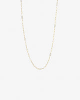 Gold Filled Paperclip Necklace