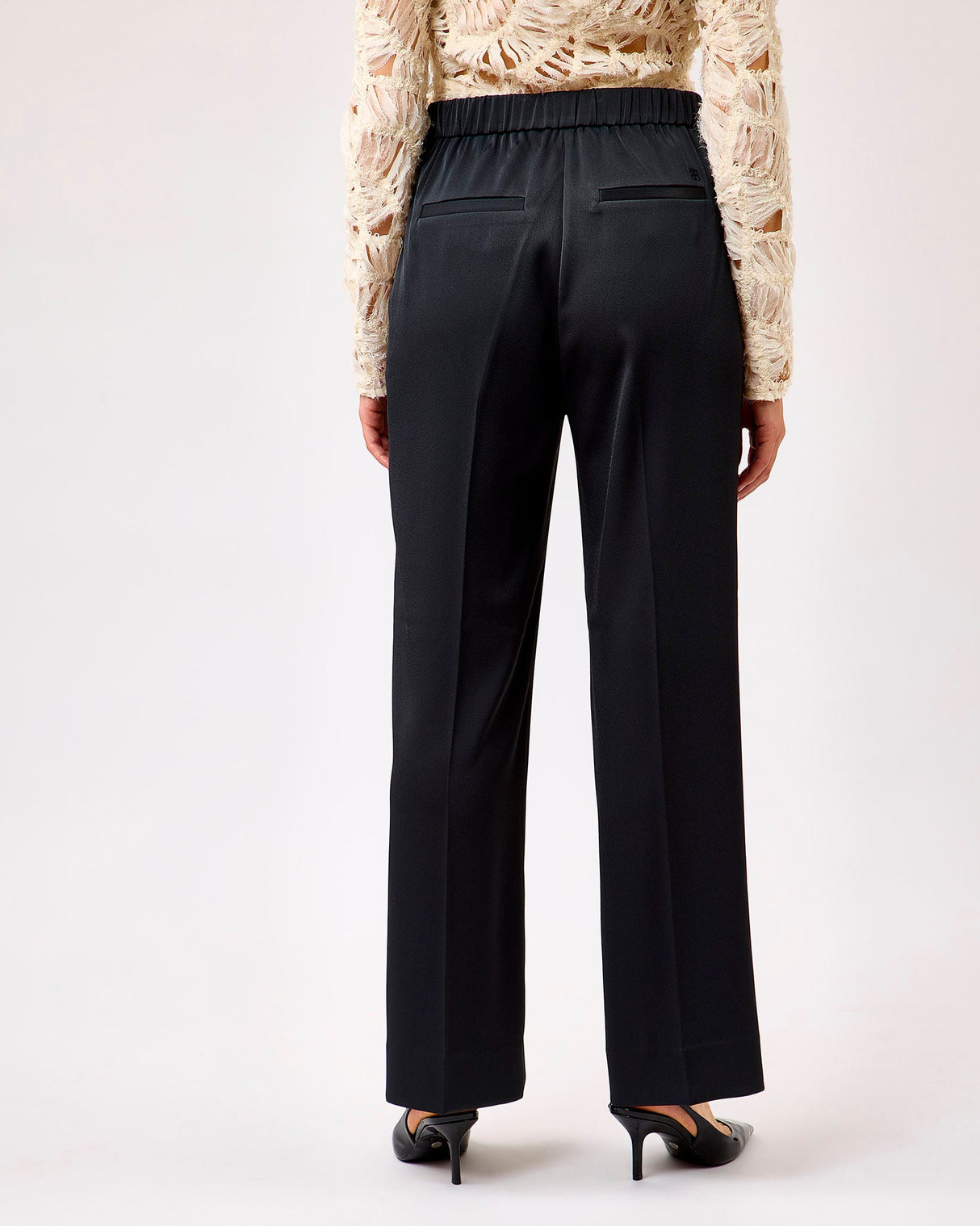 Grey Glari Cropped Trousers