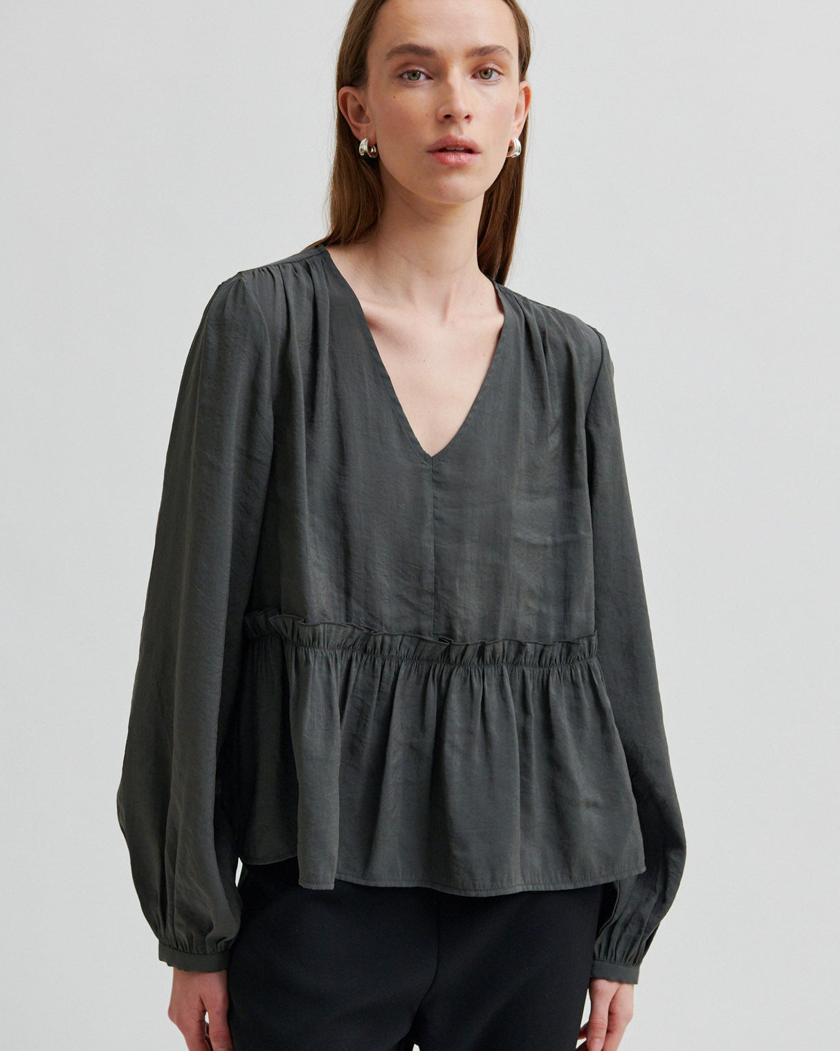 Green-Carline-Long-Sleeve-Blouse