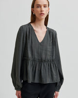 Green-Carline-Long-Sleeve-Blouse
