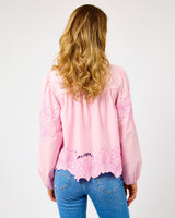 Lilac Chiffon Elinor Blouse