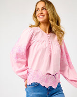 Lilac Chiffon Elinor Blouse